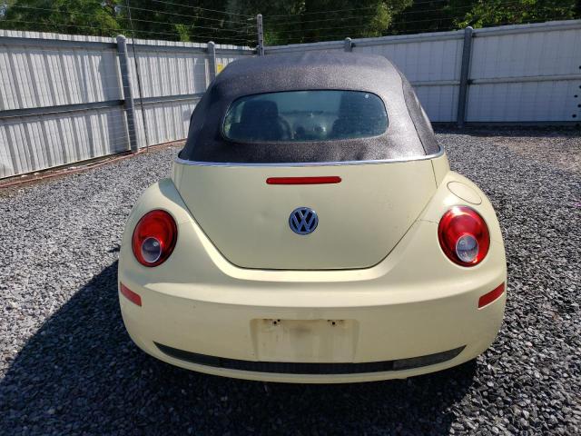 3VWRF31Y16M314948 - 2006 VOLKSWAGEN BEETLE CONVERTIBLE OPTION PACKAGE 1 YELLOW photo 6