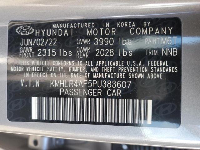 KMHLR4AF5PU383607 - 2023 HYUNDAI ELANTRA N LINE SILVER photo 13