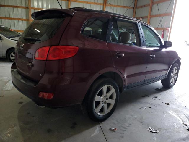 5NMSH13E37H029923 - 2007 HYUNDAI SANTA FE SE MAROON photo 3