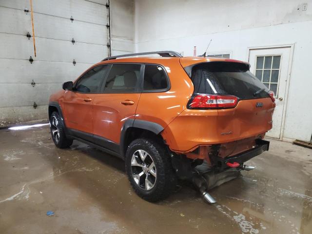 1C4PJMBS7EW236134 - 2014 JEEP CHEROKEE TRAILHAWK ORANGE photo 2