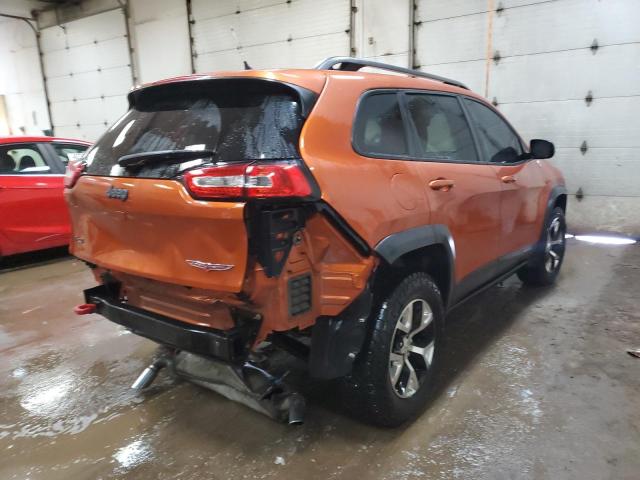 1C4PJMBS7EW236134 - 2014 JEEP CHEROKEE TRAILHAWK ORANGE photo 3