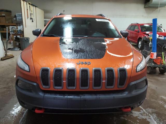 1C4PJMBS7EW236134 - 2014 JEEP CHEROKEE TRAILHAWK ORANGE photo 5