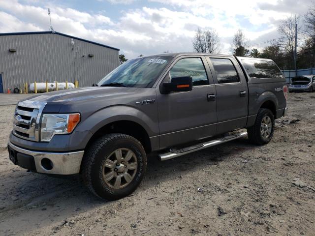 1FTPW14VX9FA38371 - 2009 FORD F-150 SUPERCREW GRAY photo 1