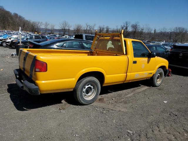 1GCCS14W8YK257631 - 2000 CHEVROLET S10 S10 YELLOW photo 3