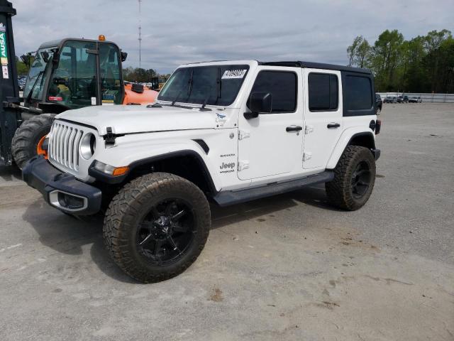 1C4HJXEG3JW206894 - 2018 JEEP WRANGLER U SAHARA WHITE photo 1