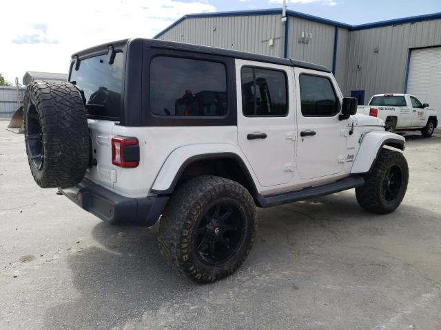 1C4HJXEG3JW206894 - 2018 JEEP WRANGLER U SAHARA WHITE photo 3