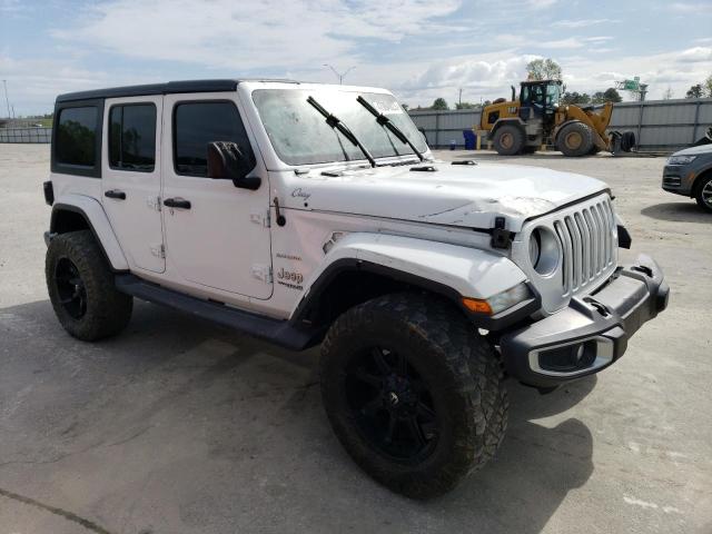 1C4HJXEG3JW206894 - 2018 JEEP WRANGLER U SAHARA WHITE photo 4