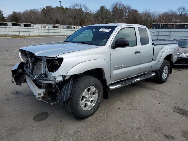 5TEUU42N75Z110217 - 2005 TOYOTA TACOMA ACCESS CAB SILVER photo 1