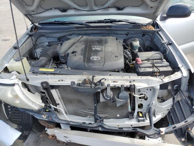 5TEUU42N75Z110217 - 2005 TOYOTA TACOMA ACCESS CAB ვერცხლისფერი ფოტო 11