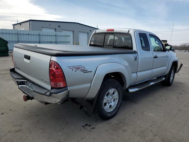 5TEUU42N75Z110217 - 2005 TOYOTA TACOMA ACCESS CAB ვერცხლისფერი ფოტო 3
