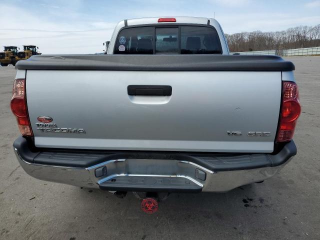 5TEUU42N75Z110217 - 2005 TOYOTA TACOMA ACCESS CAB ვერცხლისფერი ფოტო 6