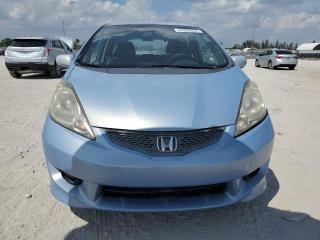 JHMGE88409S034249 - 2009 HONDA FIT SPORT BLUE photo 5