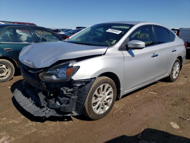 3N1AB7AP8JL624638 - 2018 NISSAN SENTRA S SILVER photo 1