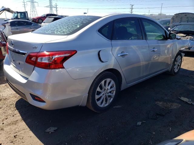 3N1AB7AP8JL624638 - 2018 NISSAN SENTRA S SILVER photo 3