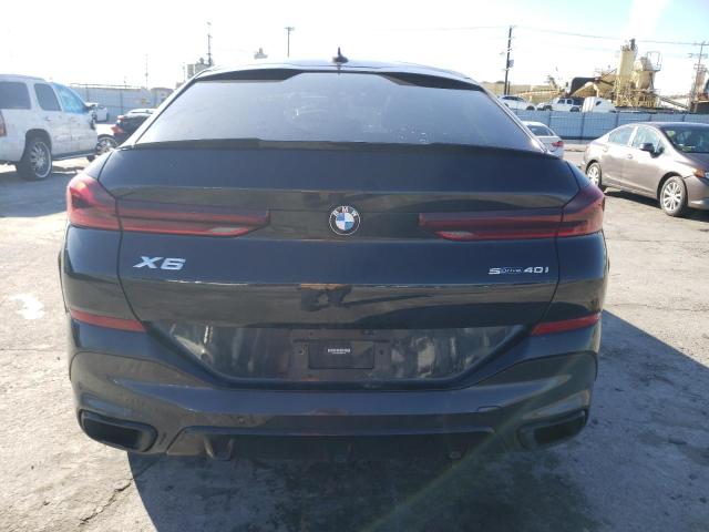 5UXCY4C05M9D75149 - 2021 BMW X6 SDRIVE 40I BLACK photo 6