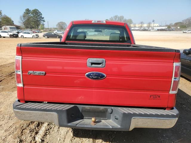 1FTMF1CW6AFD29743 - 2010 FORD F150 RED photo 6