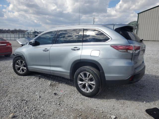 5TDJKRFH4FS184512 - 2015 TOYOTA HIGHLANDER XLE 银色 照片 2