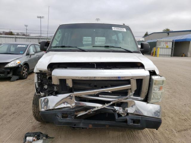 1FBSS31L88DA75714 - 2008 FORD ECONOLINE E350 SUPER DUTY WAGON WHITE photo 5