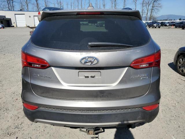 5XYZUDLA9DG005351 - 2013 HYUNDAI SANTA FE S GRAY photo 6