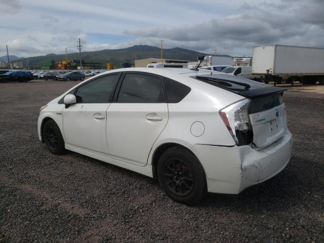 JTDKN3DU9A5107089 - 2010 TOYOTA PRIUS WHITE photo 2