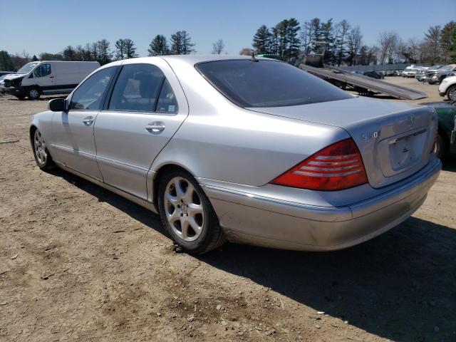 WDBNG84J83A347382 - 2003 MERCEDES-BENZ S 500 4MATIC SILVER photo 2