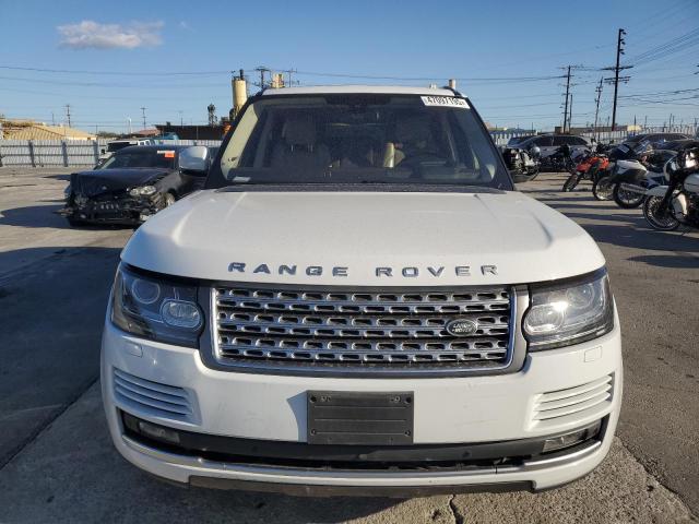 SALGS2KF9GA252476 - 2016 LAND ROVER RANGE ROVE HSE WHITE photo 5