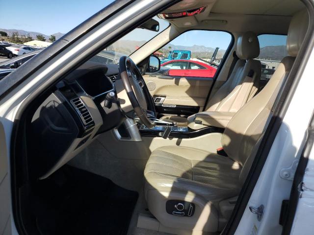 SALGS2KF9GA252476 - 2016 LAND ROVER RANGE ROVE HSE WHITE photo 7