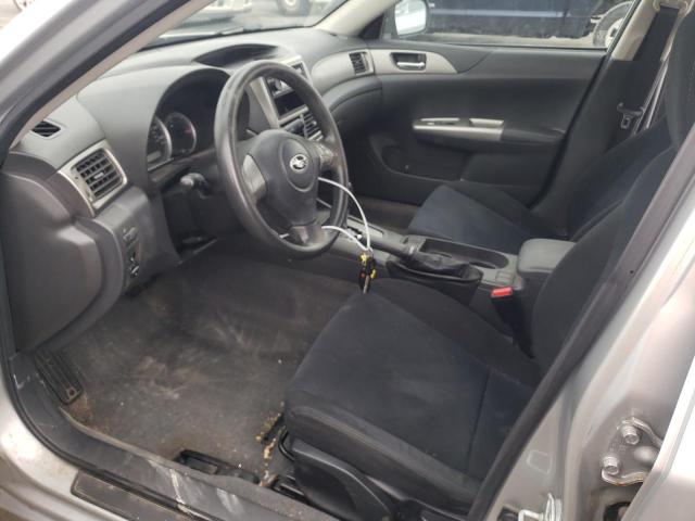 JF1GE61628H524887 - 2008 SUBARU IMPREZA 2.5I SILVER photo 7