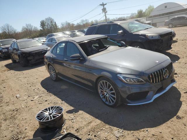 55SWF6EB1GU115061 - 2016 MERCEDES-BENZ C 450 4MATIC AMG GRAY photo 4