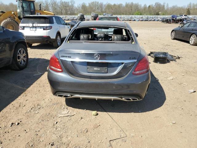 55SWF6EB1GU115061 - 2016 MERCEDES-BENZ C 450 4MATIC AMG GRAY photo 6