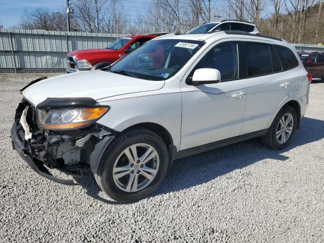 5NMSHDAG3AH407493 - 2010 HYUNDAI SANTA FE SE WHITE photo 1