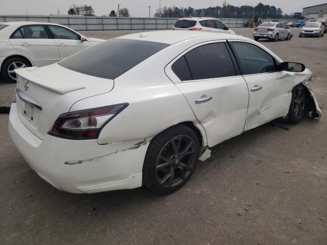 1N4AA5AP1DC826196 - 2013 NISSAN MAXIMA S WHITE photo 3