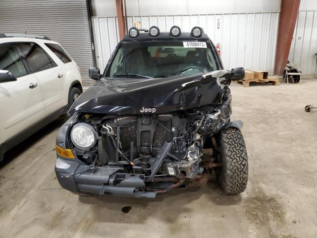 1J4GL38K16W211334 - 2006 JEEP LIBERTY RENEGADE BLACK photo 5