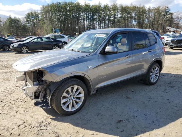 5UXWX9C31H0T24620 - 2017 BMW X3 XDRIVE28I GRAY photo 1