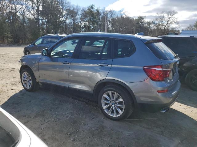 5UXWX9C31H0T24620 - 2017 BMW X3 XDRIVE28I GRAY photo 2