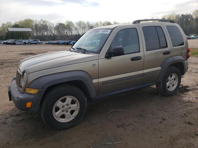 1J4GL48K07W542347 - 2007 JEEP LIBERTY SPORT TAN photo 1