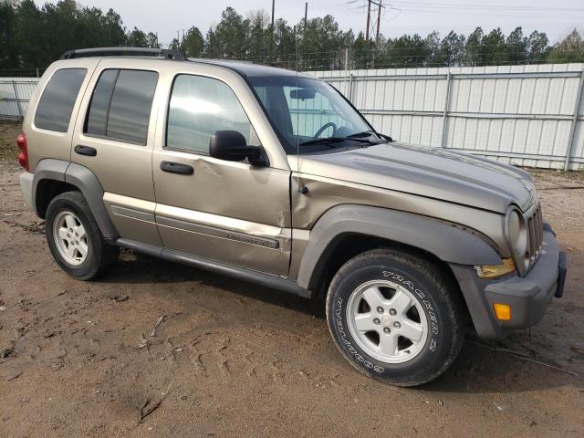 1J4GL48K07W542347 - 2007 JEEP LIBERTY SPORT TAN photo 4