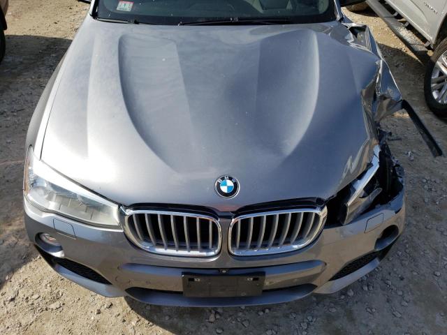 5UXWX9C57F0D47451 - 2015 BMW X3 XDRIVE28I SILVER photo 12