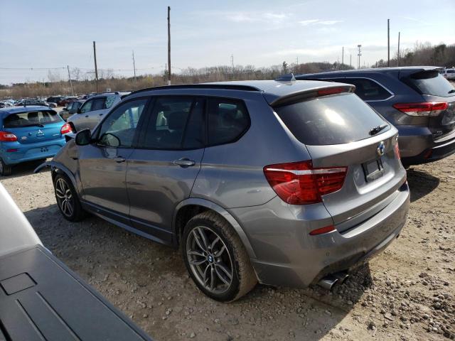 5UXWX9C57F0D47451 - 2015 BMW X3 XDRIVE28I SILVER photo 2