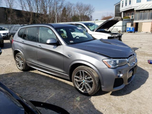 5UXWX9C57F0D47451 - 2015 BMW X3 XDRIVE28I SILVER photo 4