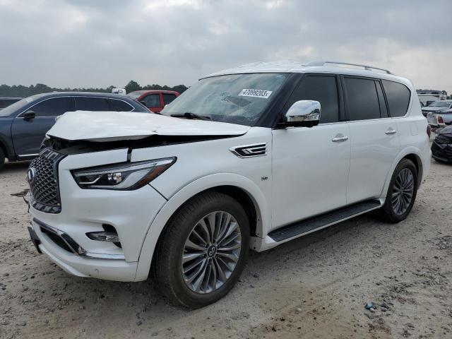 JN8AZ2NF0K9681041 - 2019 INFINITI QX80 LUXE WHITE photo 1