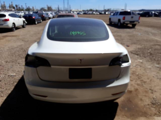 5YJ3E1EA7NF289974 - 2022 TESLA MODEL 3 WHITE photo 6