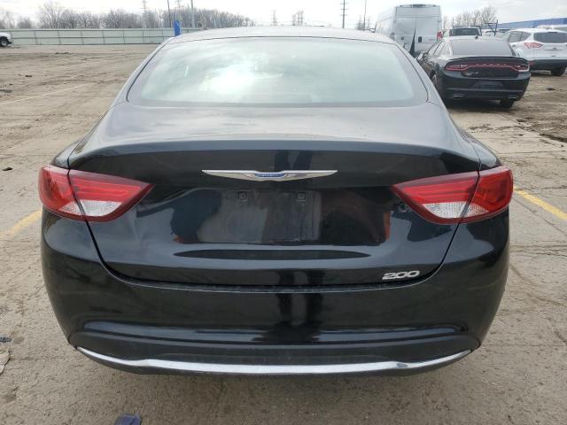 1C3CCCABXFN623180 - 2015 CHRYSLER 200 LIMITED BLACK photo 6