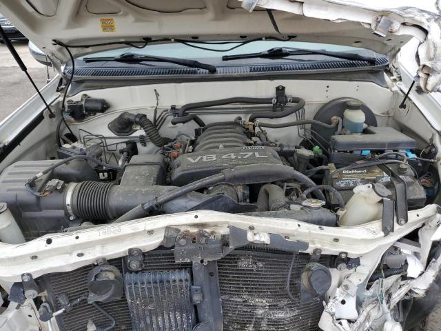 5TBRT341X5S462128 - 2005 TOYOTA TUNDRA ACCESS CAB SR5 WHITE photo 11