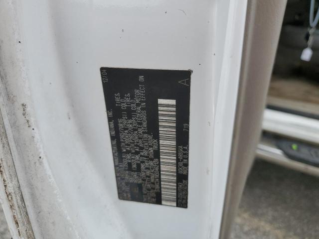 5TBRT341X5S462128 - 2005 TOYOTA TUNDRA ACCESS CAB SR5 WHITE photo 12