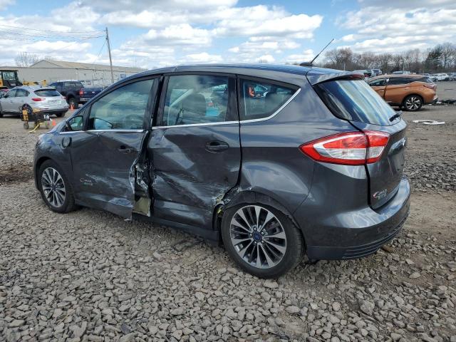 1FADP5FU8HL111965 - 2017 FORD C-MAX TITANIUM GRAY photo 2