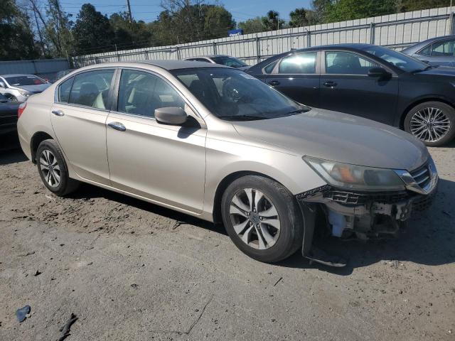 1HGCR2F3XDA088167 - 2013 HONDA ACCORD LX GOLD photo 4