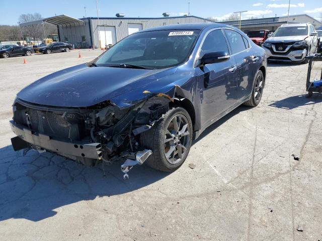 1N4AA5APXEC914147 - 2014 NISSAN MAXIMA S BLUE photo 1