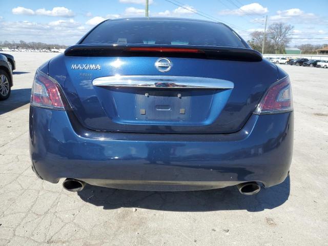 1N4AA5APXEC914147 - 2014 NISSAN MAXIMA S BLUE photo 6