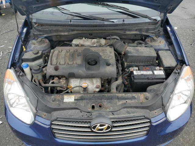 KMHCN46C29U372982 - 2009 HYUNDAI ACCENT GLS BLUE photo 11